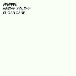 #F9FFF6 - Sugar Cane Color Image